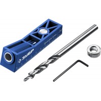 Кондуктор одинарный для глухих отверстий, одно отверстие ЗУБР Профессионал 30092