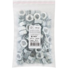 Гайка оцинкованная М12 100 шт DIN 934 Фасовка (28412-0)