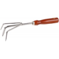 Рыхлитель 280 мм, 3 зубца, нержавеющая сталь, деревянная ручка GRINDA 8-421143_z01