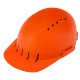 Каскетка защитная Стиль, пластиковая, оранжевая Сибртех (89169)