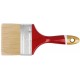 Кисть флейцевая Классик, натуральная светлая щетина, деревянная ручка 4 (100 мм) (01098)
