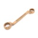 Ключ гаечный накидной двусторонний коленчатый 36х41 искробезопасный сплав BeCu 151-3641, HORTZ
