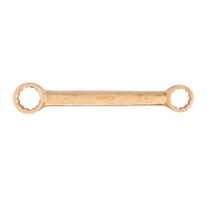 Ключ гаечный накидной двусторонний плоский 41х46 искробезопасный сплав BeCu 153A-4146, HORTZ