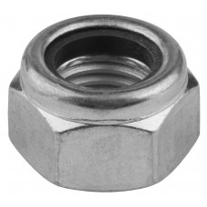 Самостопорящаяся гайка с нейлоновым кольцом DIN 985, кл. пр. 8, M20, цинк, 50 шт KRAFTOOL 303584-20