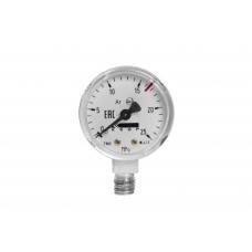 Манометр КЕДР ТМ2 Аргон, (0-25 МПа, кл.2,5, М12Х1,5) Ar-У