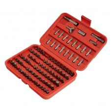 Набор бит, адаптеры для бит, CrV, 100 предметов, пластиковый кейс Sparta (113975)