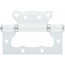 Петля дверная универсальная (без врезки) ПНУ-100 полимер ( белая ) (66301)