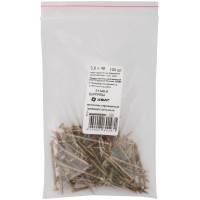 Шурупы желтопассированные, универсальные 3 х 40 100 шт Фасовка (21140-0)