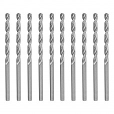 Сверло по металлу, 2.5 мм, полированное, HSS, 10 шт, цилиндрический хвостовик Matrix