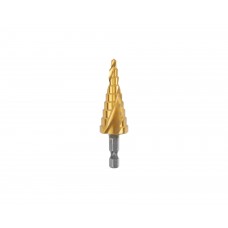 Сверло ступенчат. винт. 4-20 ст.9 (dхв=6,35 Р6М5К5) (4;6;8;10;12;14;16;18;20) HORTZ