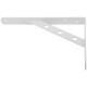 Уголок-кронштейн усиленный белый 250х200 мм (66105)
