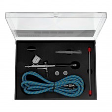 Аэрограф с верхним бачком AB1, 0.2/0.3/0.5 мм, 7 мл, 9 л/мин Denzel (57313)