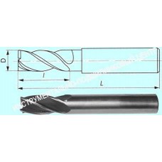 Фреза концевая d 5,0х10х47 ц/х Р6М5 Z=4 (без маркировки марки стали)