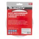 Круг абразивный на ворсовой подложке под липучку, перфорированный, P 100, 150 мм, 5 шт Matrix (73839)