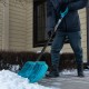Лопата для уборки снега поликарбонат, 460х400х1400 мм, алюминиевый черенок, LUXE Palisad (61690)