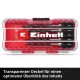 Набор сверл Einhell 10 штук,3-8 мм,по дереву,с 6-гранным хвостовиком,S-Case (108733)