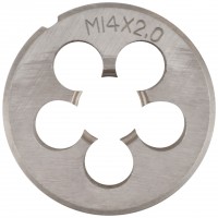 Плашка метрическая, легированная сталь М14х2,0 мм (70832)