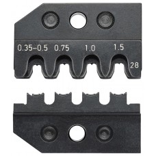 Плашка опрессовочная: штекеры AMP Superseal 1.5 Tyco Electronics, 0.35-0.5/0.75/1/1.5 мм?, 4 гнезда (KN-974928)