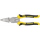 Плоскогубцы комбинированные многофункциональные, эксцентриковый шарнир, прорезинен. ручки, Профи 180 мм (51015)