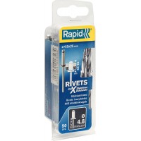 Нержавеющая заклепка 4.8 х 25 мм, 50 шт RAPID 5000398