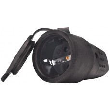 Штепсельный разъем однофазный с заглушкой ( каучук ) UNIVERSAL (83302)