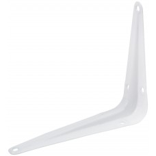 Уголок-кронштейн белый 100х125 мм (0,7 мм) (66011)