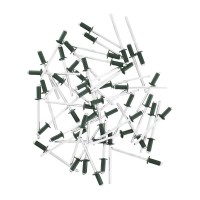 Заклепки 4.0 х 10 мм RAL 6005, темно-зеленые, 50 шт Matrix (40684)