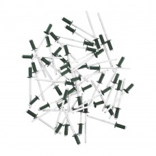 Заклепки 4.0 х 10 мм RAL 6005, темно-зеленые, 50 шт Matrix (40684)