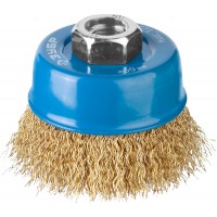 Щетка-крацовка чашечная для УШМ 60 мм, проволока 0.3 мм ЗУБР Профессионал 3526-060_z02