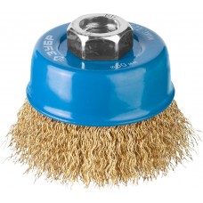 Щетка-крацовка чашечная для УШМ 60 мм, проволока 0.3 мм ЗУБР Профессионал 3526-060_z02