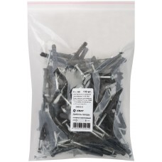 Дюбель-гвоздь полипропиленовый 6х40 100 шт. Фасовка (24650-0)