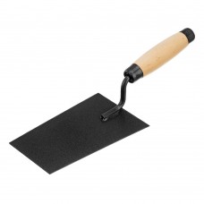 Кельма отделочника, стальная, деревянная усиленная ручка (86241)