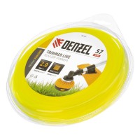 Леска для триммера, квадрат 2 мм х 57 м, блистер Flex cord Denzel (96122)