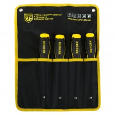 Набор стамесок для обработки древесины, 4 шт 8, 12, 16, 24 мм , BERGER BG1420