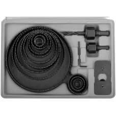 Пилы круговые 19-127 мм, набор 12 шт., в кейсе (36763)