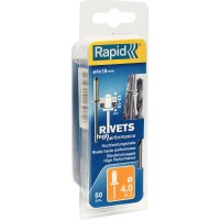 Алюминиевая заклепка 4.0 х 8 мм, 50 шт RAPID 5000386