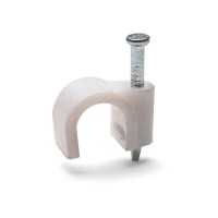 Скоба пластиковая СПК 16 (50шт) (Fortisflex) (103940)