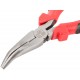 Утконосы Стандарт, красно-черные пластиковые ручки, полированная сталь 165 мм