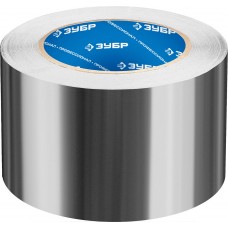 Лента алюминиевая самоклеящаяся 75 мм, 50 м, 60 гр/м2 ЗУБР Профессионал 12262-75-50