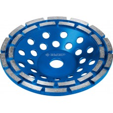 Чашка шлифовальная алмазная двухрядная d 180 мм ЗУБР Профессионал 33372-180_z01