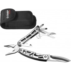Мультитул 11-в-1 с подсветкой, металлические ручки, нейлоновый чехол 110 мм ПРОФЕССИОНАЛ СПУТНИК ЗУБР 47770