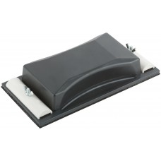 Держатель д/нажд.бум. пластиковый с мет.прижимом, черный 210х105 мм (39716М)