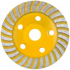 Диск алмазный шлифовальный, посадочный диаметр 22,2 мм, Турбо 125 мм (39521)