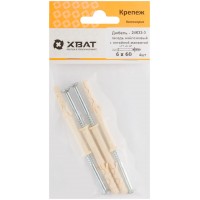 Дюбель-гвоздь нейлоновый с потайной манжетой LYT 6 х 60 UK KP (фасовка 4 шт.) (24633-3)