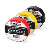 Изолента ПВХ 19х0.13x20 (бел) (Fortisflex) (90811)