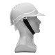 Каска защитная из ударопрочной пластмассы, белая Сибртех (89114)
