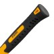 Киянка резиновая, 24 oz, черная резина, фибергласовая рукоятка Denzel