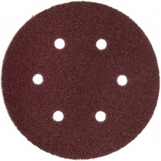 Круг шлифовальный универсальный Мастер 150 мм, 6 отверстий, Р80, 5 шт ЗУБР 35566-150-080