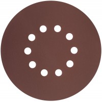 Круги шлифовальные с отверстиями (липучка), алюминий-оксидные, 225 мм, 5 шт. Р 400 (39901)