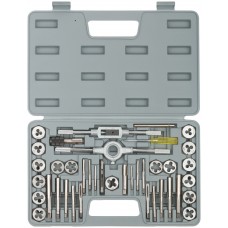 Лерки-метчики, легированная сталь Профи 40 шт., пластиковый кейс (70807)